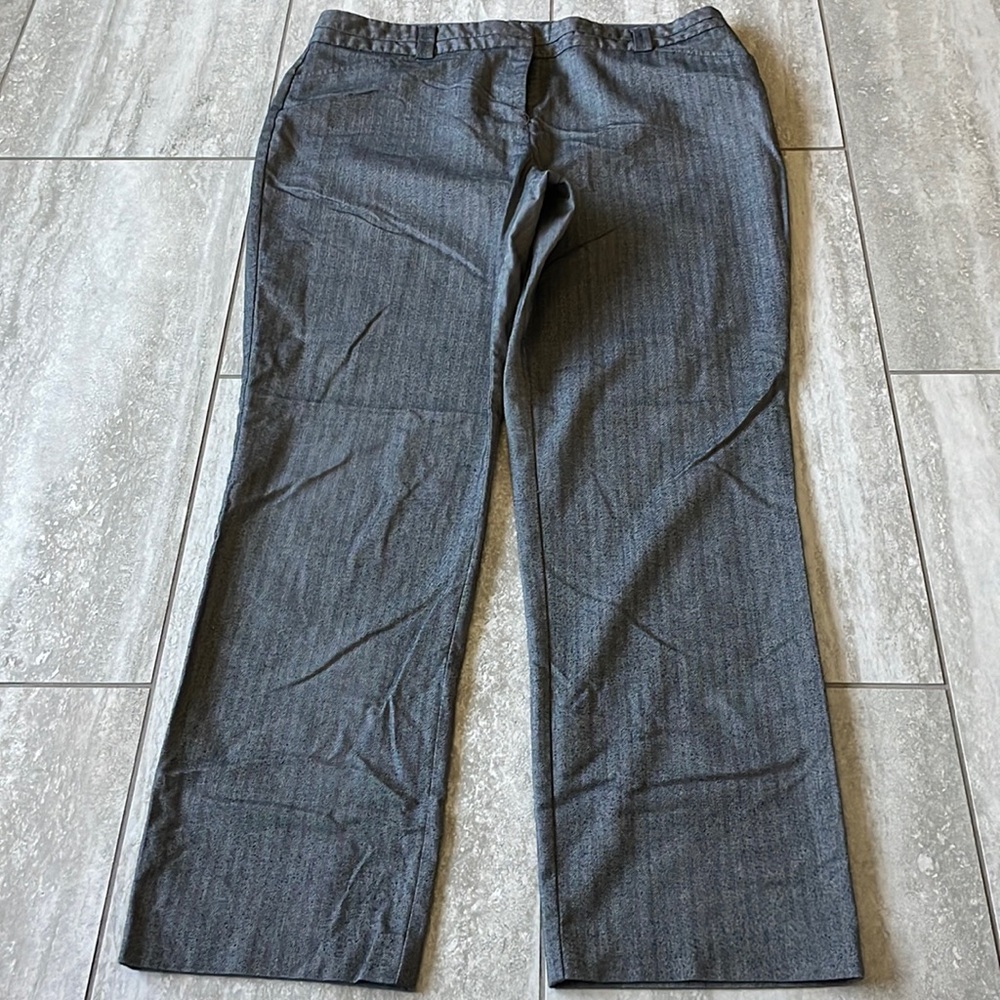 Preloved Van Heusen Studio stretch,14,gray,4pockets,straight leg,long pants
